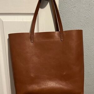 Madewell Brown Leather Tote Bag